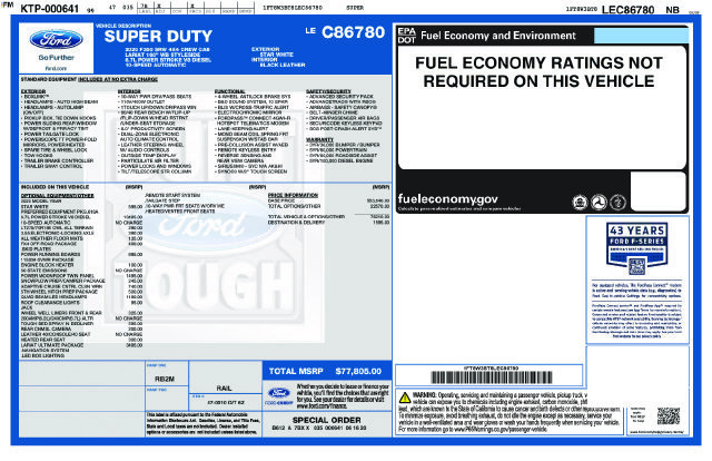 Certified 2020 Ford F350 Lariat w/ Lariat Ultimate Package AWD/4WD image 27