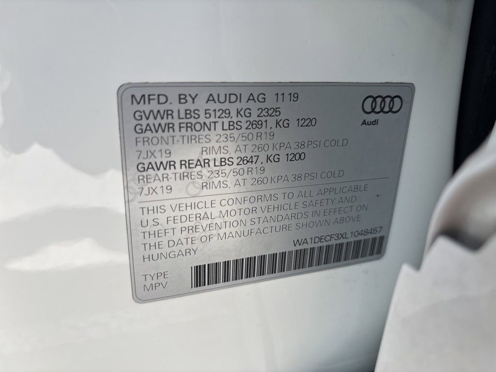 Used 2020 Audi Q3 2.0T Premium w/ Convenience Package image 10