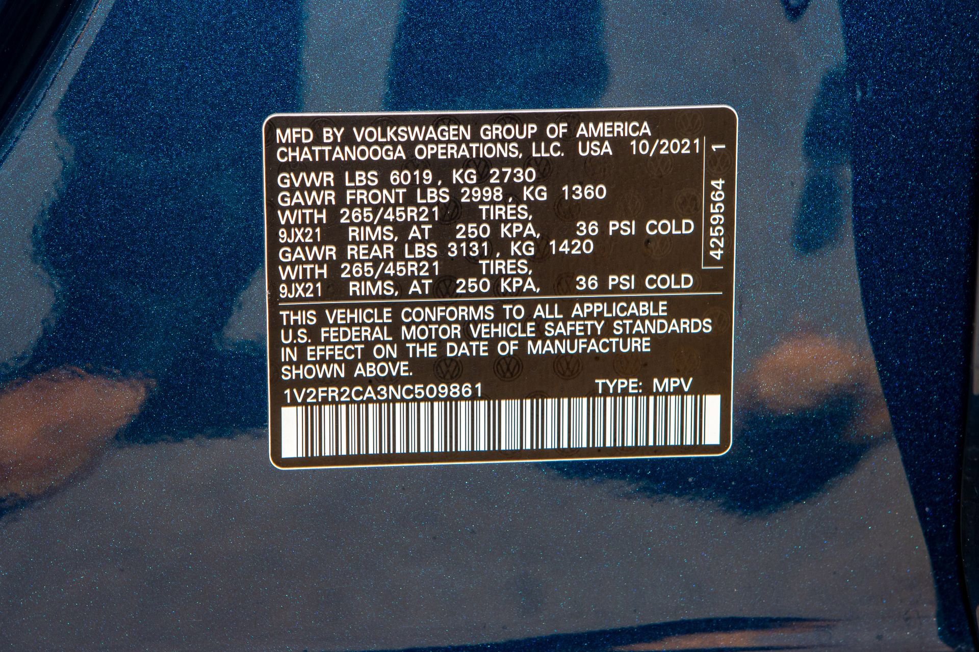 Used 2022 Volkswagen Atlas SEL Premium image 37