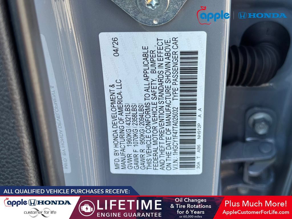 Used 2026 Honda Accord SE image 29