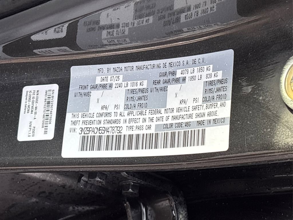 Used 2025 MAZDA MAZDA3 s image 15