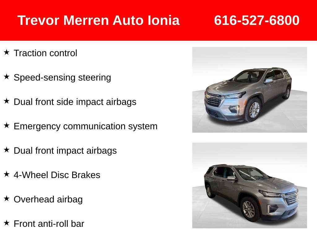 Used 2023 Chevrolet Traverse LT w/ LPO, Cargo Package AWD/4WD image 37