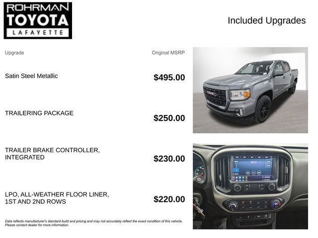 Used 2022 GMC Canyon Elevation w/ Trailering Package image 4