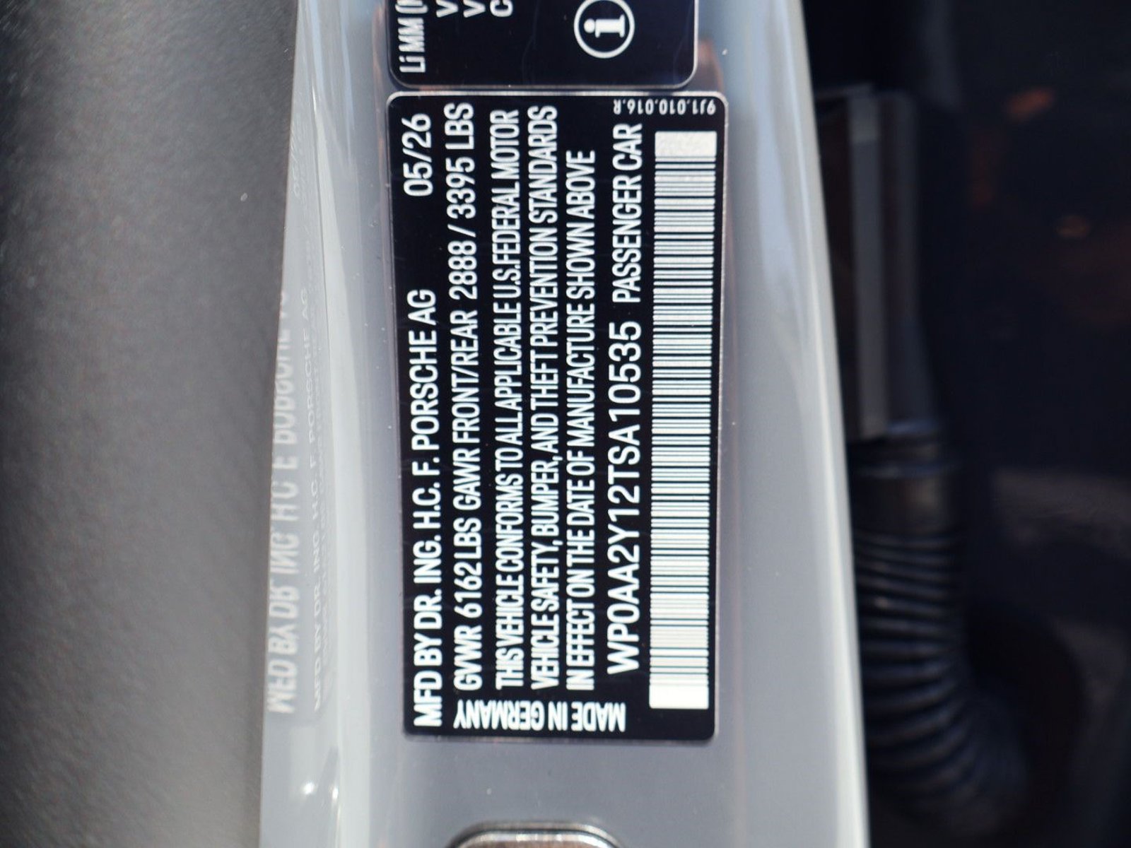 New 2026 Porsche Taycan AWD/4WD image 26