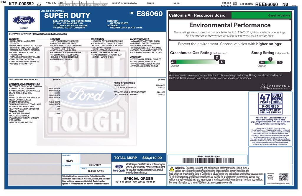 Used 2024 Ford F350 XL w/ XL Chrome Package