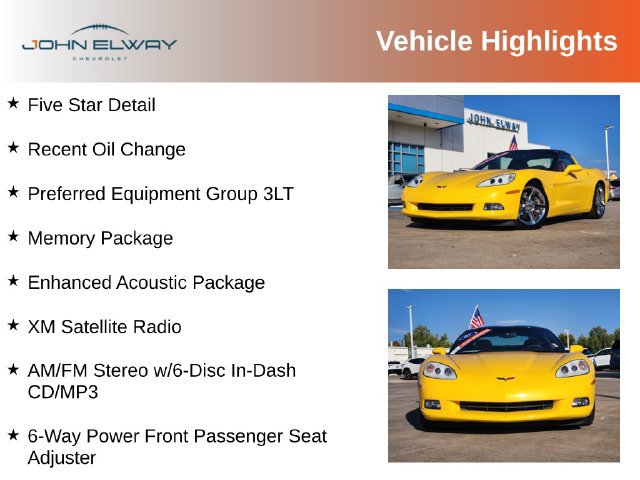 Used 2007 Chevrolet Corvette Coupe w/ Preferred Equipment Group RWD image 3