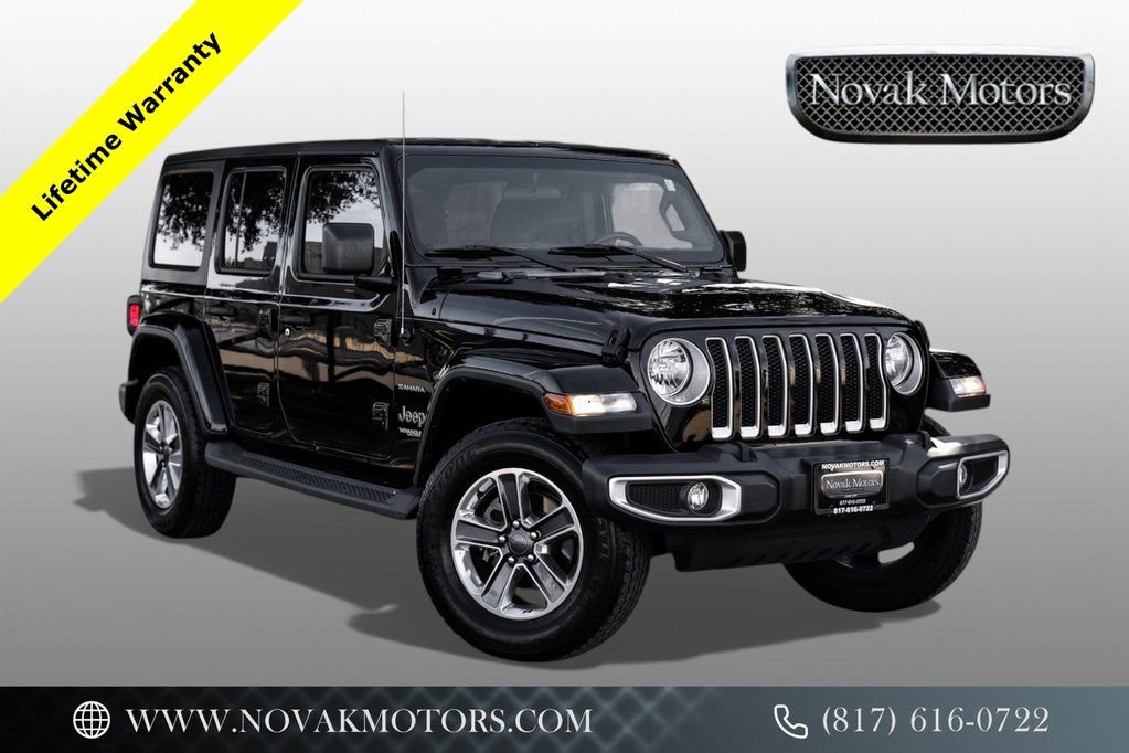 Used 2020 Jeep Wrangler Unlimited Sahara image 1