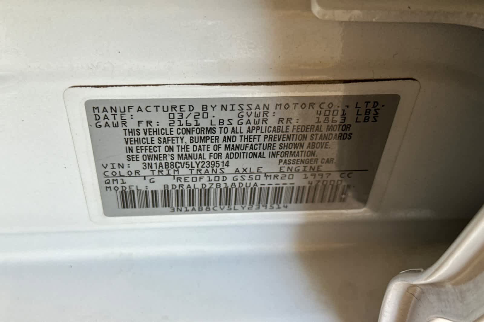 Used 2020 Nissan Sentra SV FWD image 32