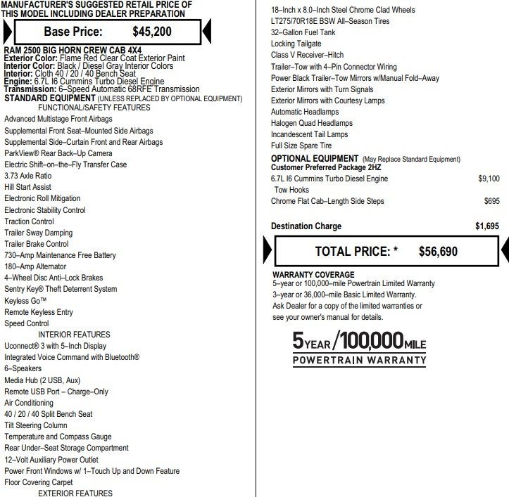 Used 2019 RAM 2500 Big Horn image 7