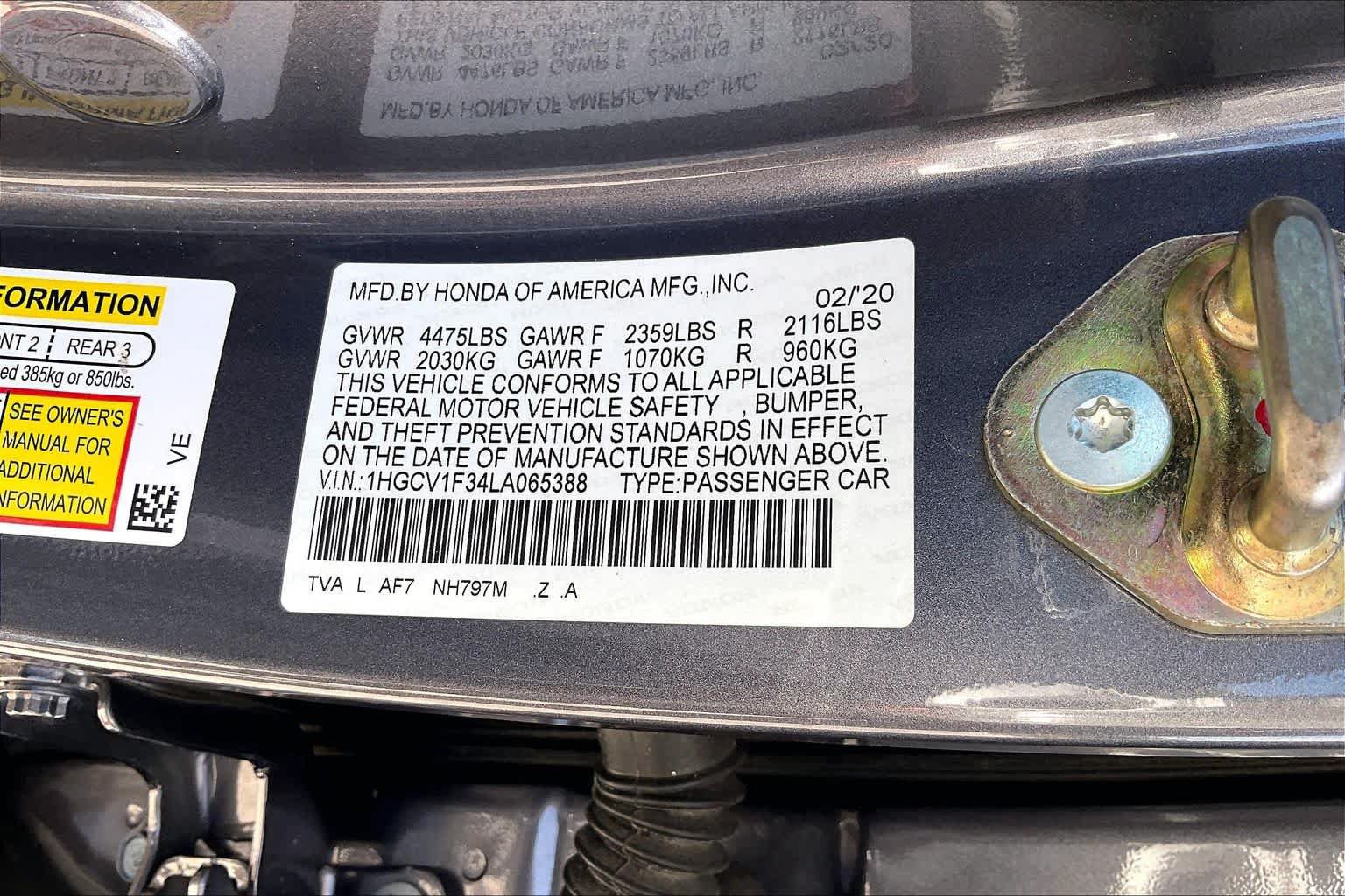 Used 2020 Honda Accord Sport image 34