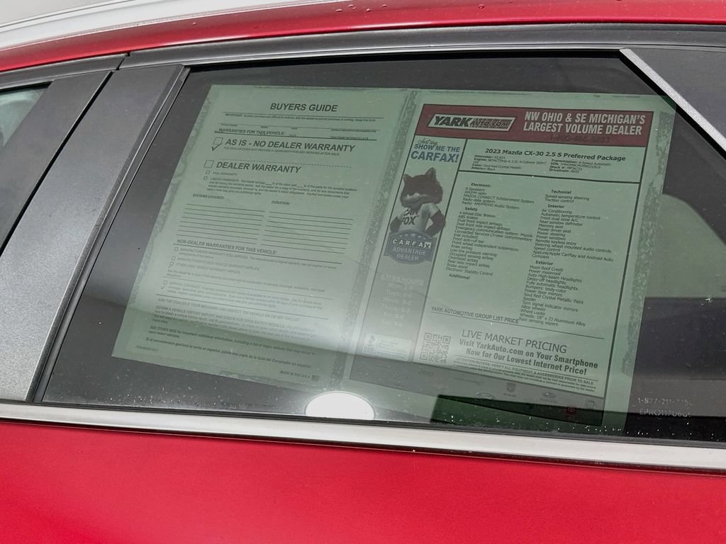 Certified 2023 MAZDA CX-30 AWD 2.5 S w/ Preferred Package image 12