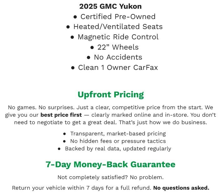 Certified 2025 GMC Yukon XL Denali image 2