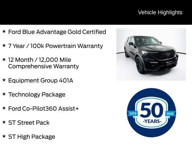 Certified 2022 Ford Explorer ST w/ Equipment Group 401A AWD/4WD image 6