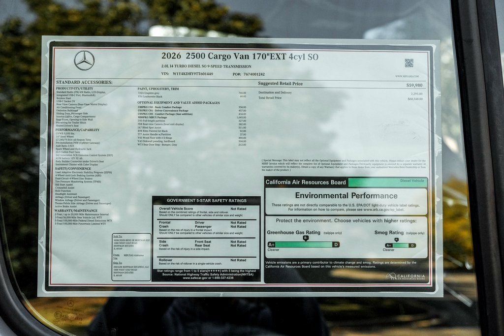 New 2026 Mercedes-Benz Sprinter 2500 image 20