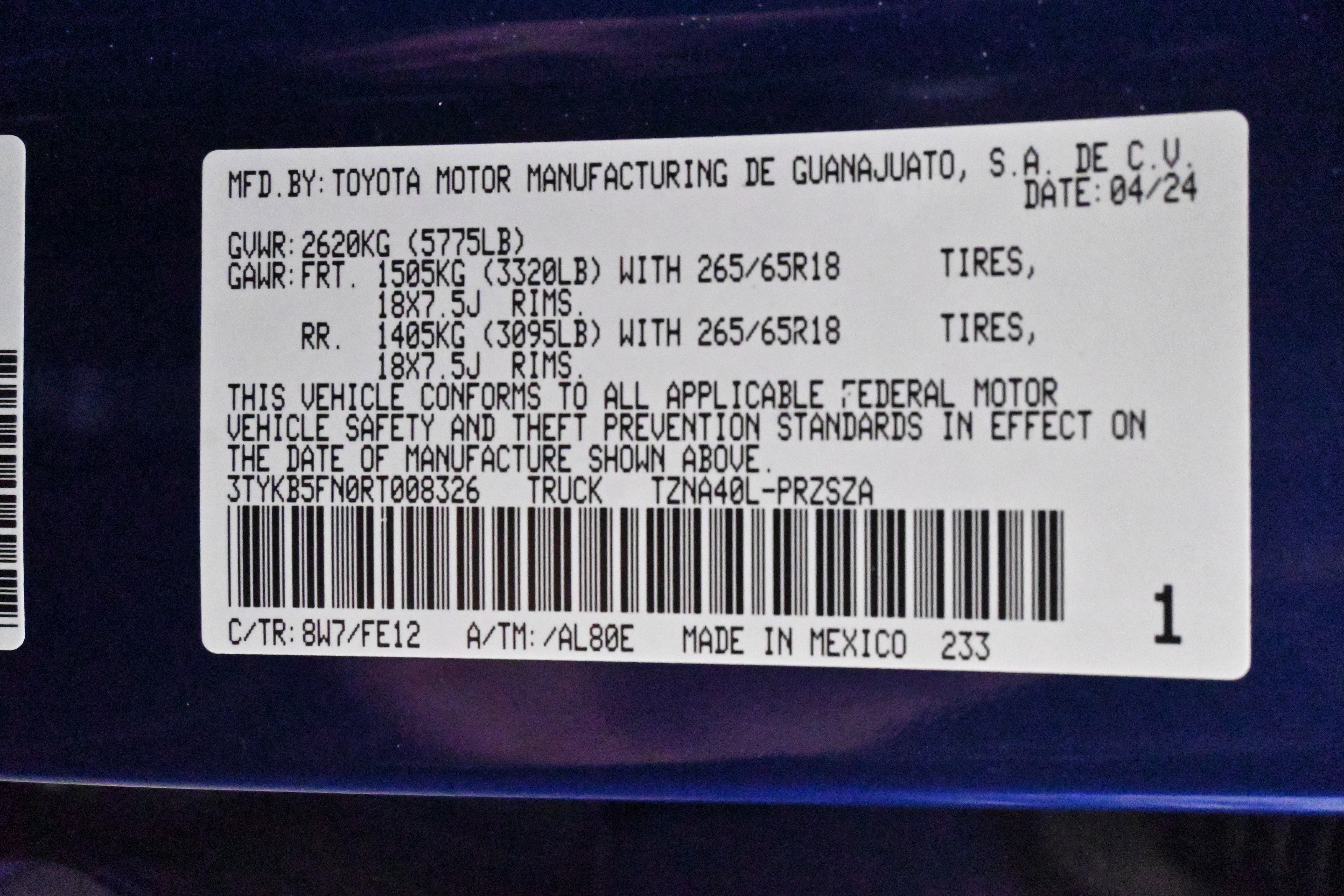 Used 2024 Toyota Tacoma TRD Sport image 34