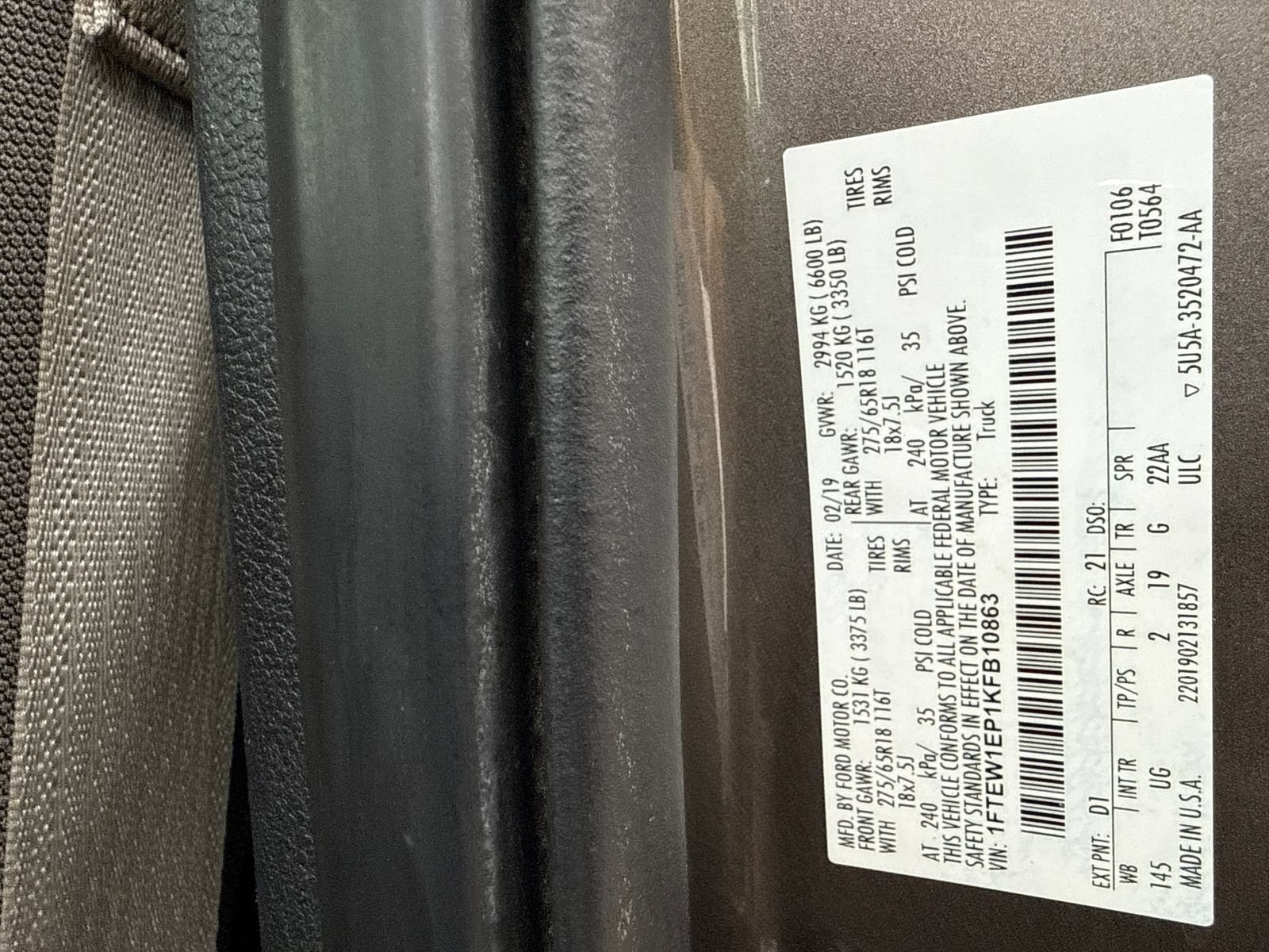 Used 2019 Ford F150 XLT w/ Equipment Group 301A Mid AWD/4WD image 55