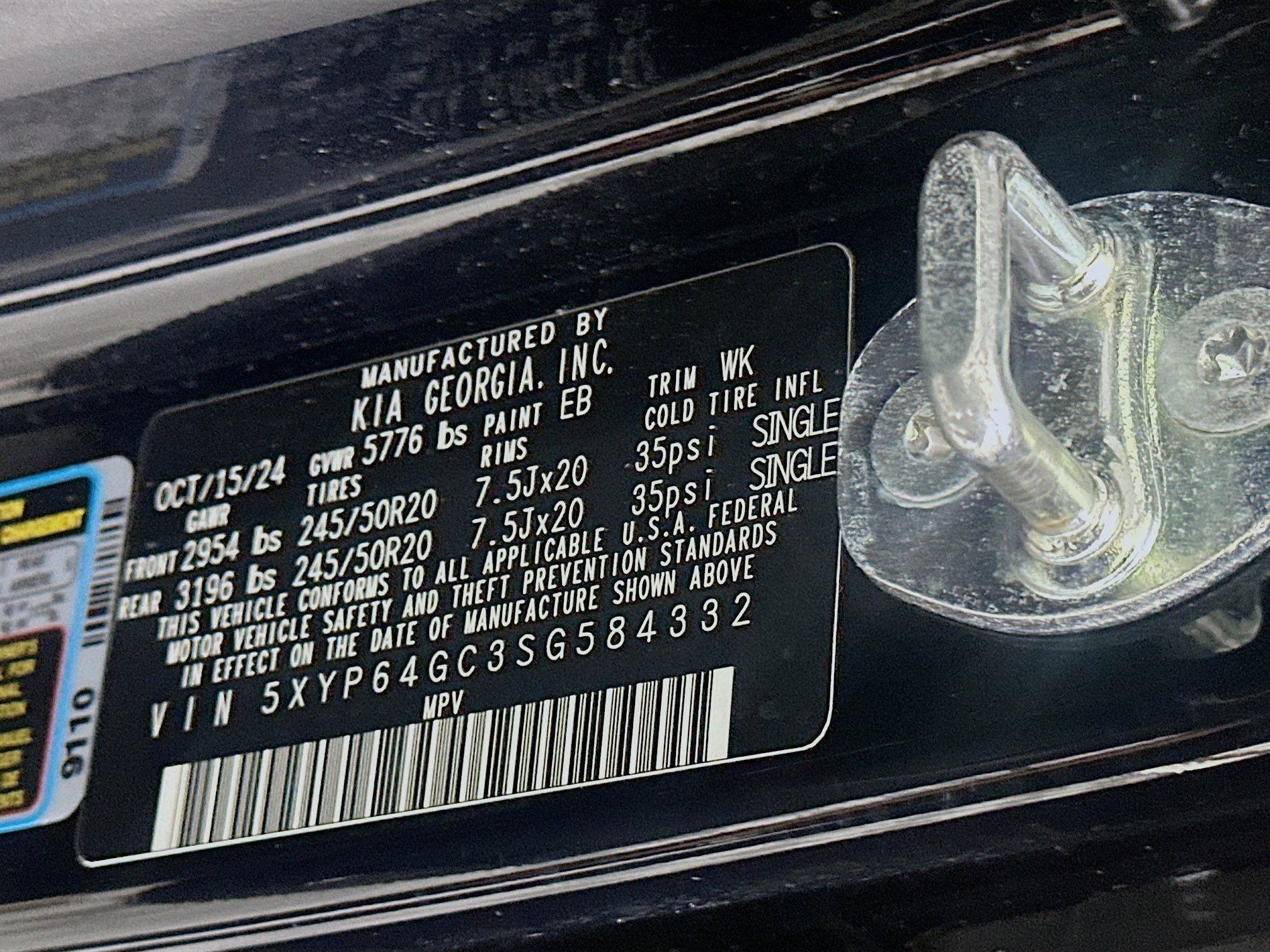 Used 2025 Kia Telluride S FWD image 12