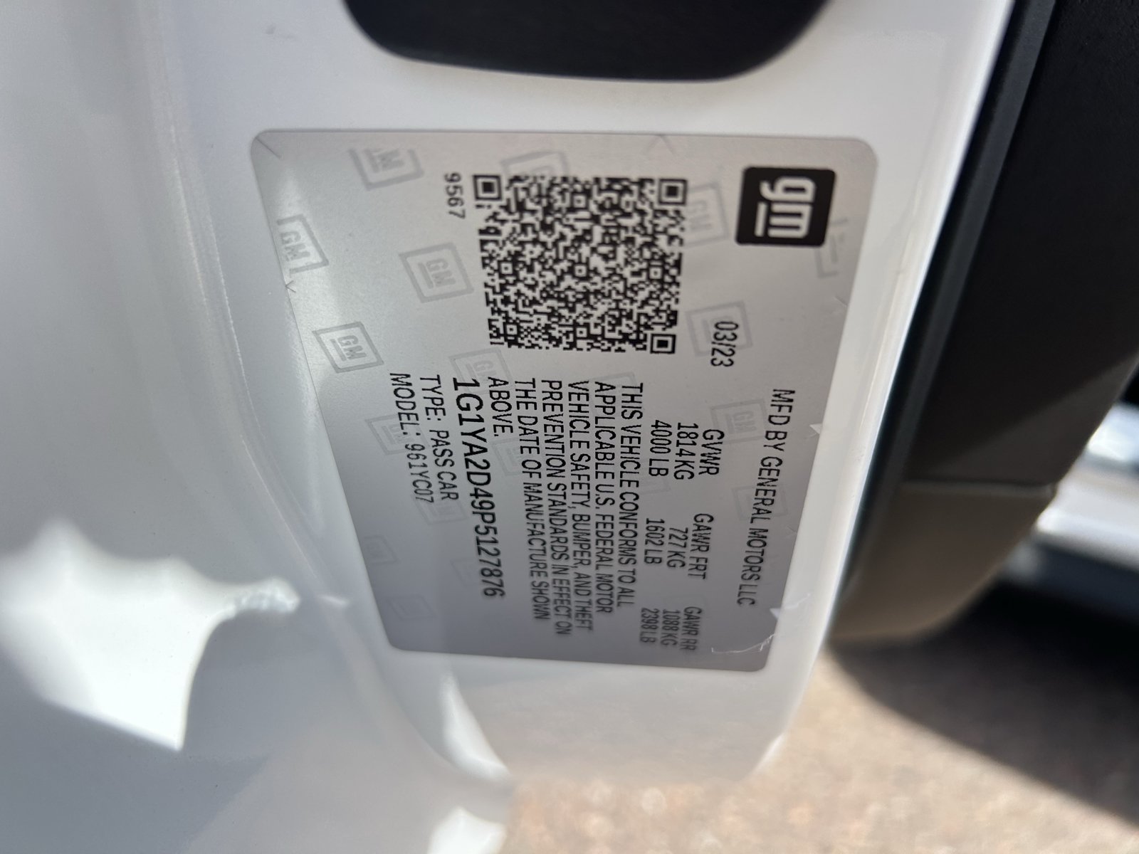 Certified 2023 Chevrolet Corvette Stingray Coupe w/ LPO, Roadside Safety Package RWD image 31