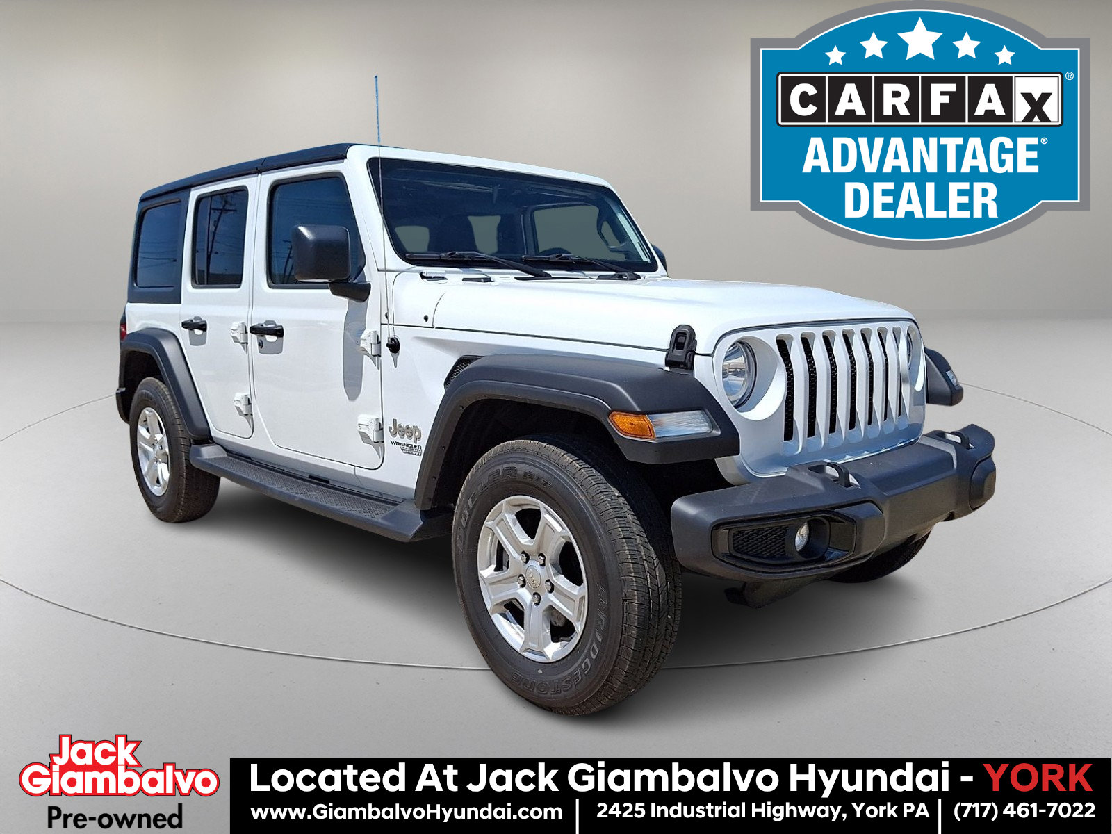 Used 2018 Jeep Wrangler Unlimited Sport S