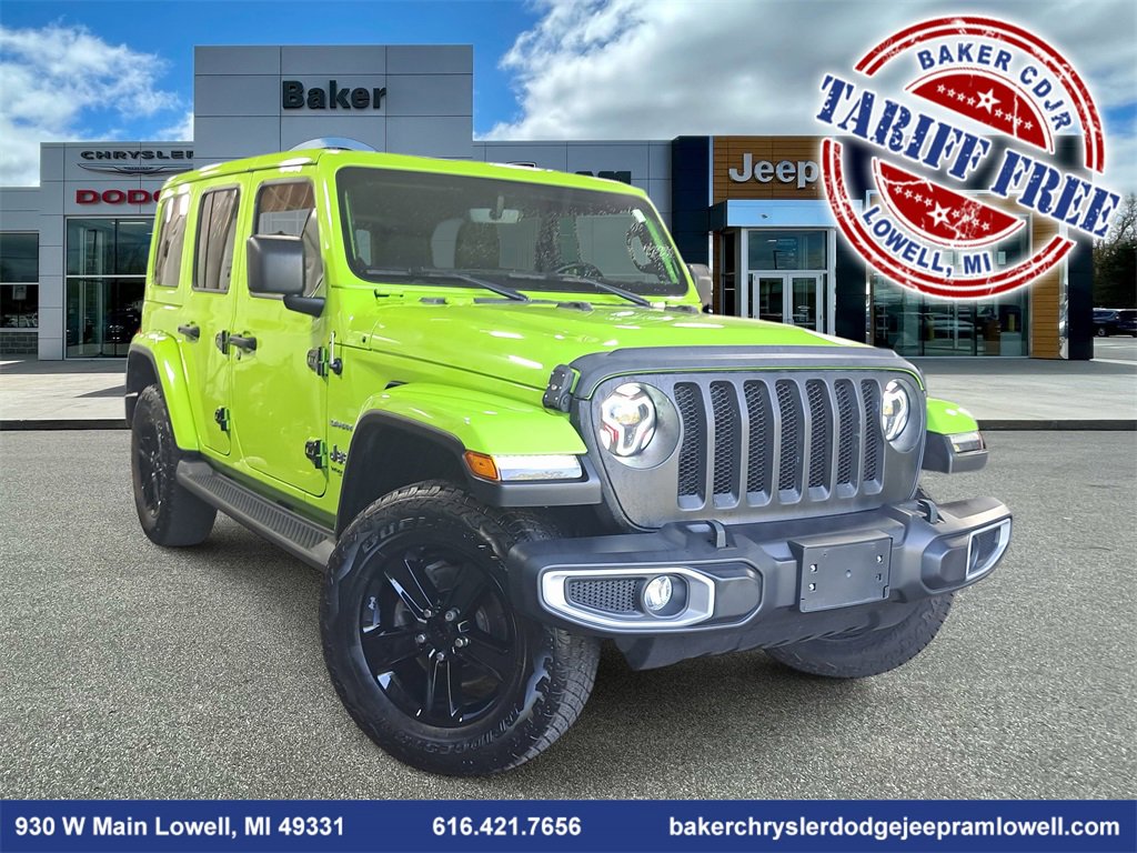 Used 2021 Jeep Wrangler Unlimited Sahara w/ Uconnect 4C Nav & Sound Group