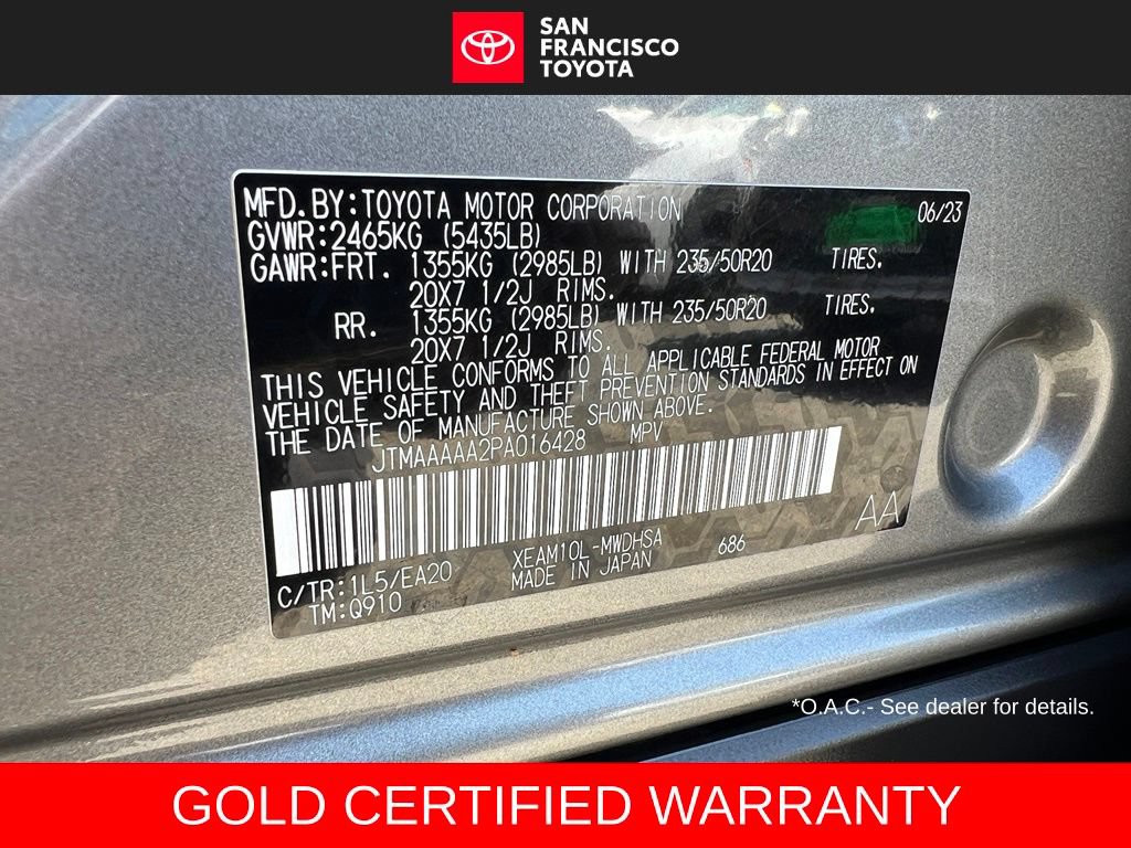 Certified 2023 Toyota bZ4X FWD w/ Weather Package image 41