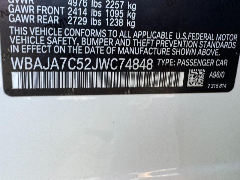 Used 2018 BMW 530i xDrive AWD/4WD image 26