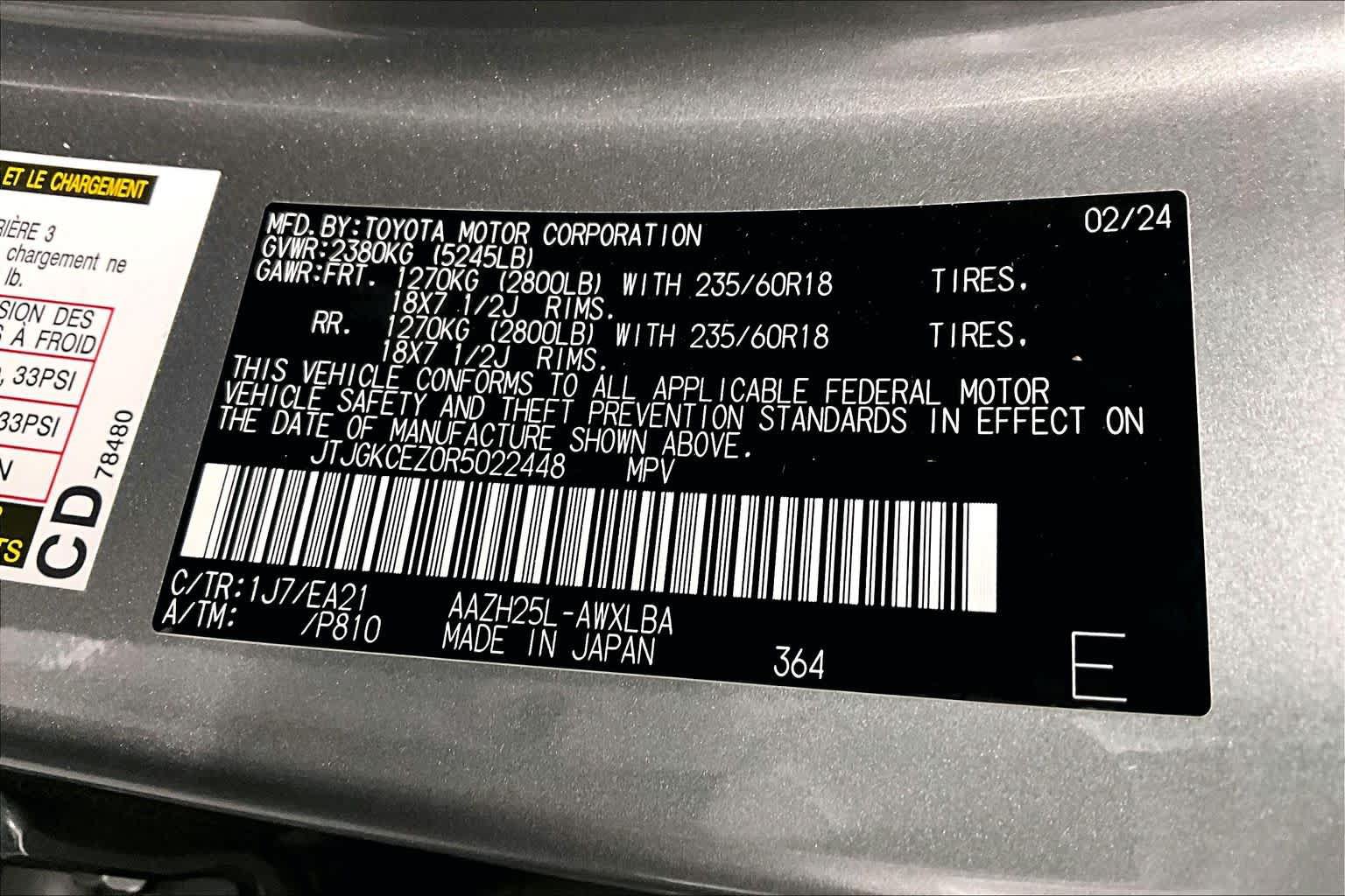 Used 2024 Lexus NX 350h AWD w/ Vision Package image 37