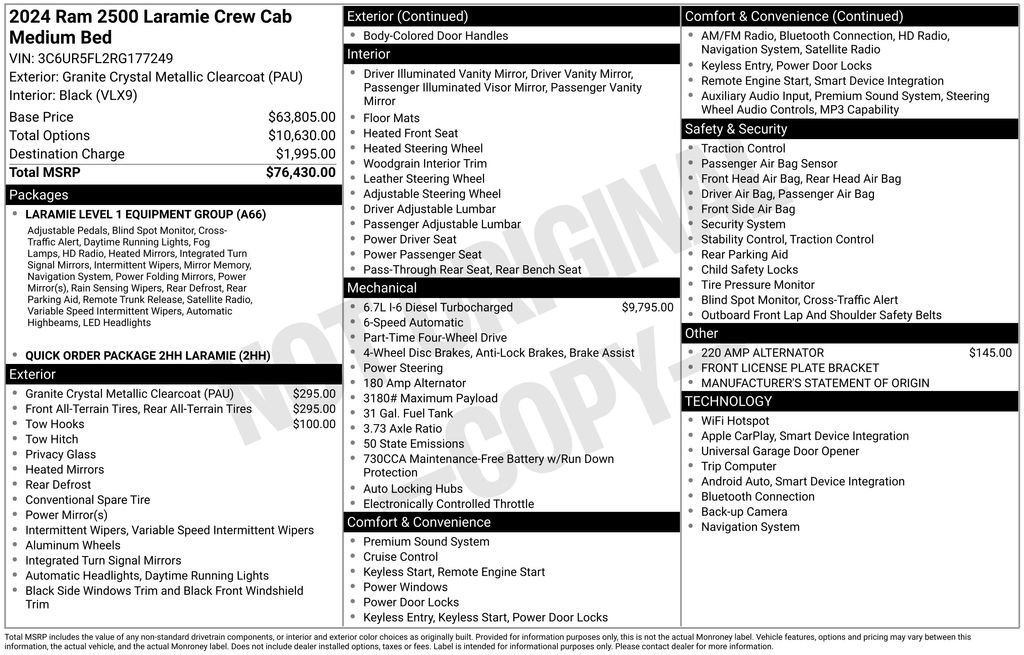 Used 2024 RAM 2500 Laramie image 25