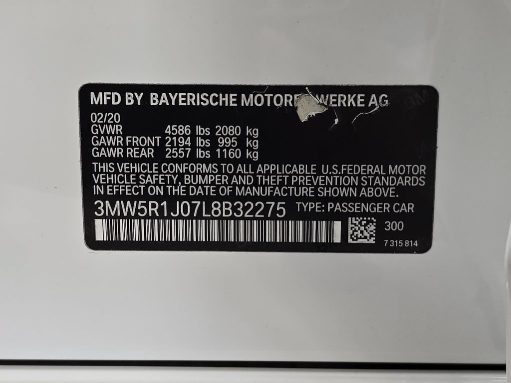Used 2020 BMW 330i Sedan w/ Convenience Package RWD image 33