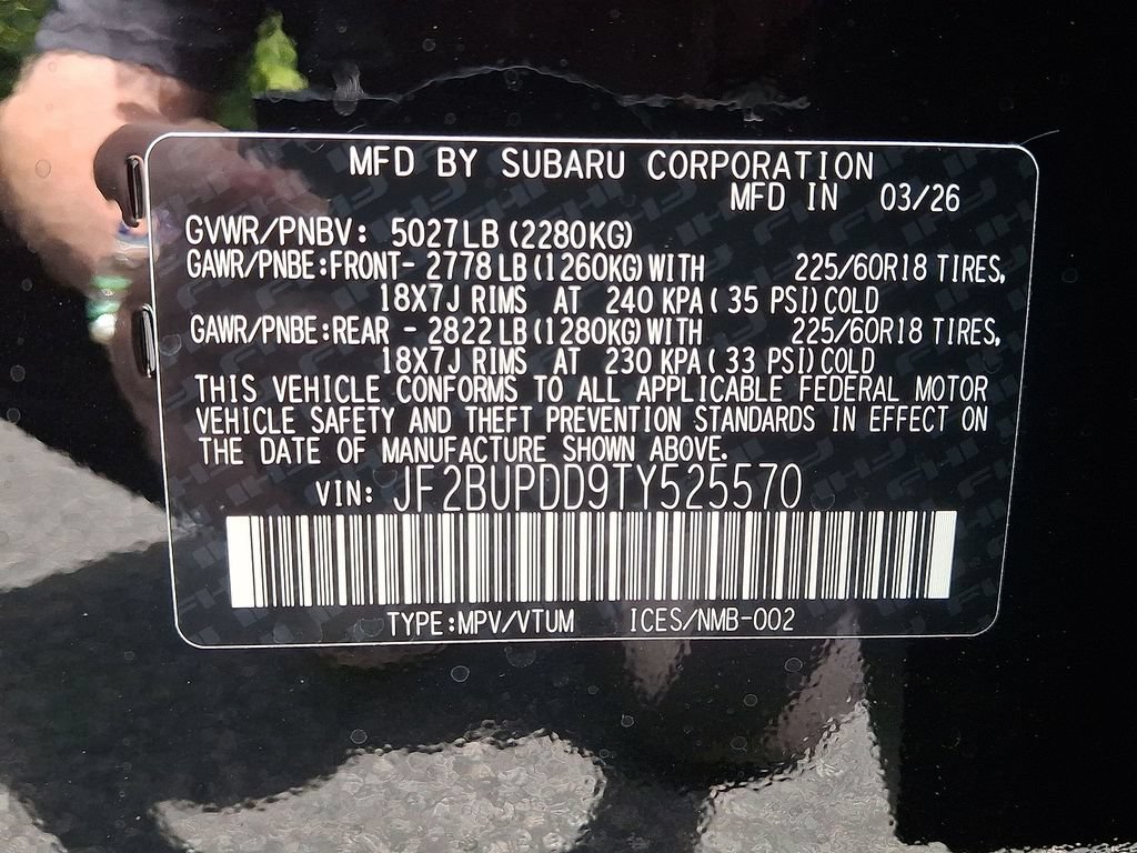 New 2026 Subaru Outback Limited w/ Premium/Limited Package 2 AWD/4WD image 18