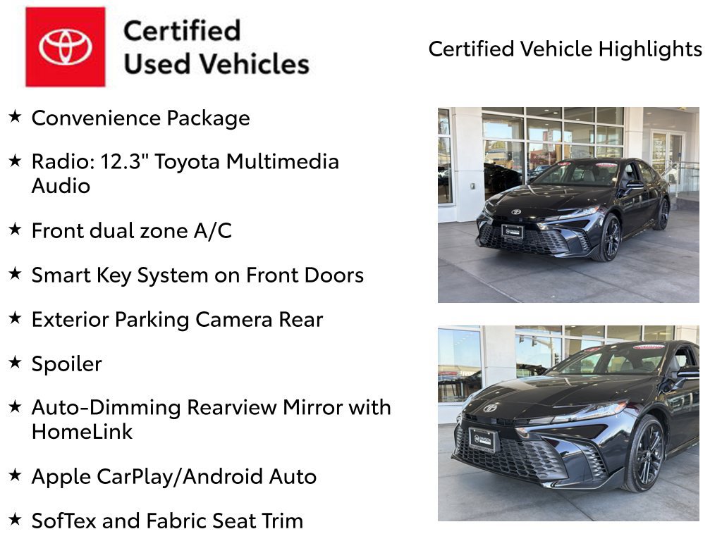 Certified 2026 Toyota Camry SE w/ Convenience Package FWD image 7
