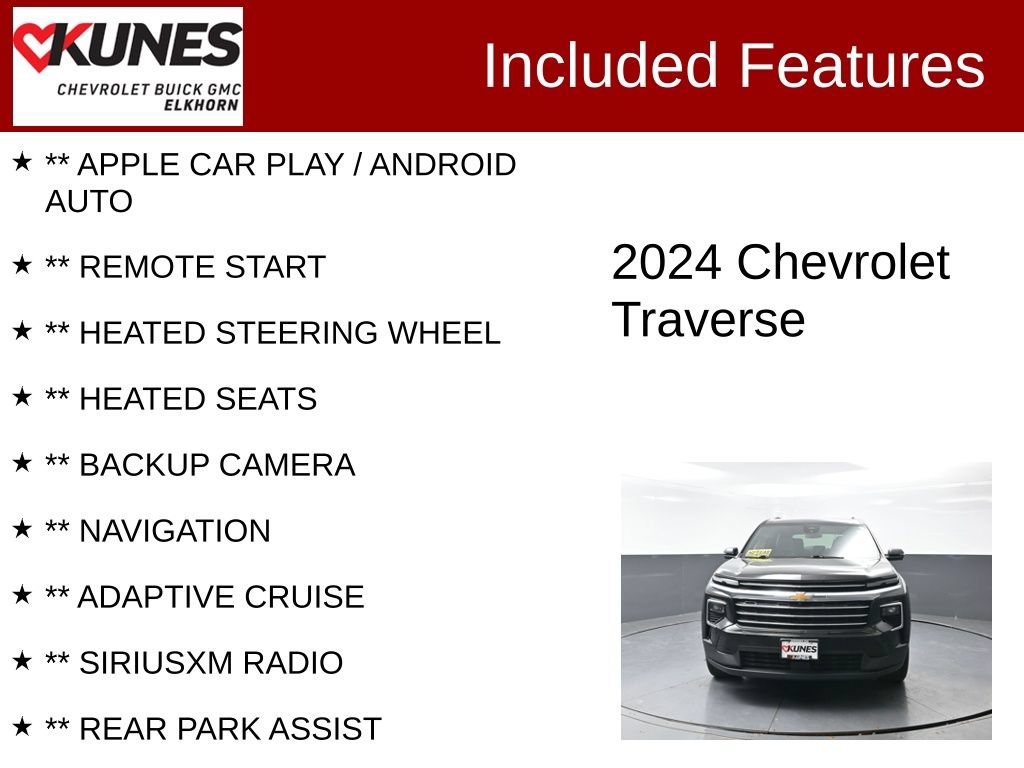 Used 2024 Chevrolet Traverse LT FWD image 2