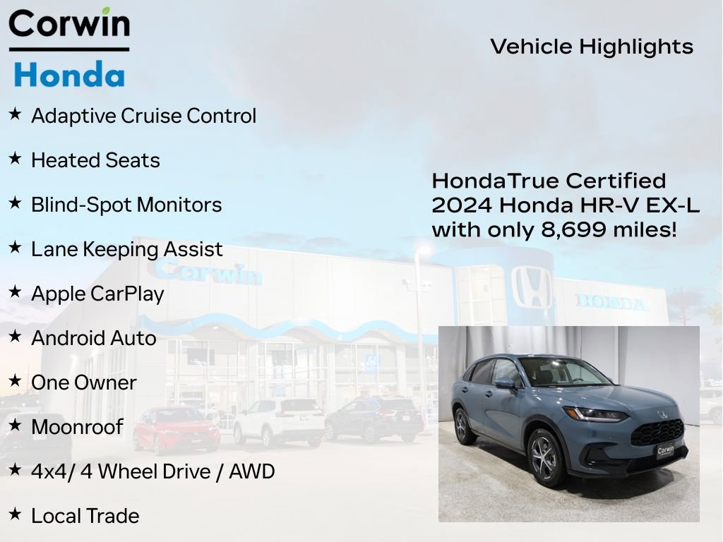 Used 2024 Honda HR-V EX-L image 9