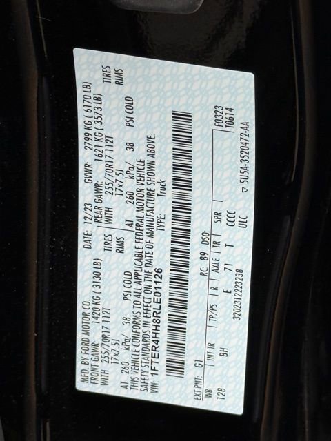 Used 2024 Ford Ranger XLT w/ Equipment Group 301A High image 32