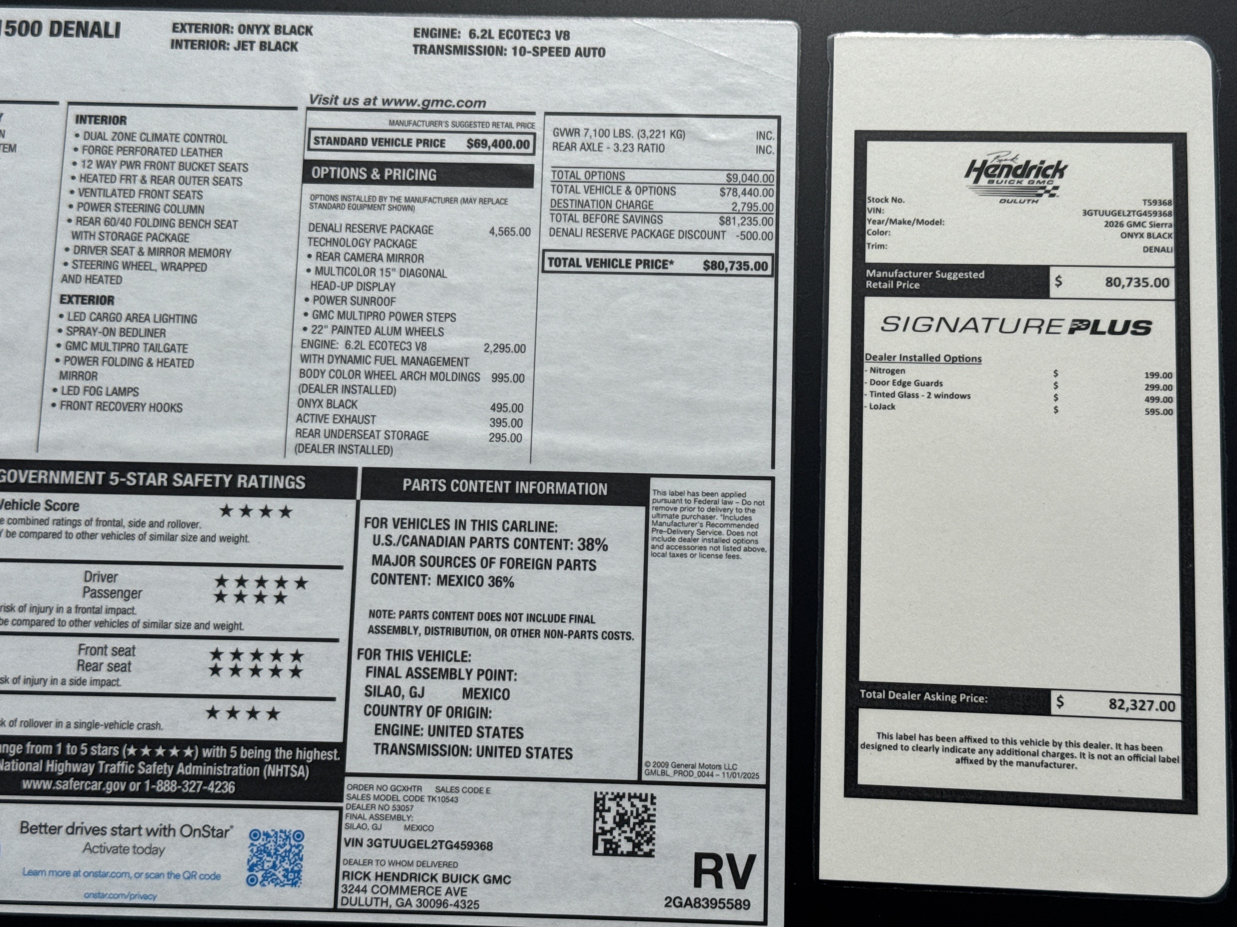New 2026 GMC Sierra 1500 Denali w/ Denali Reserve Package AWD/4WD image 38
