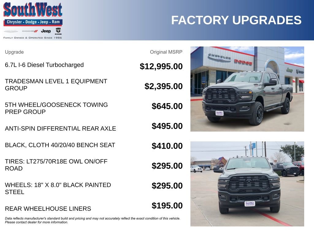 New 2026 RAM 2500 Tradesman image 11