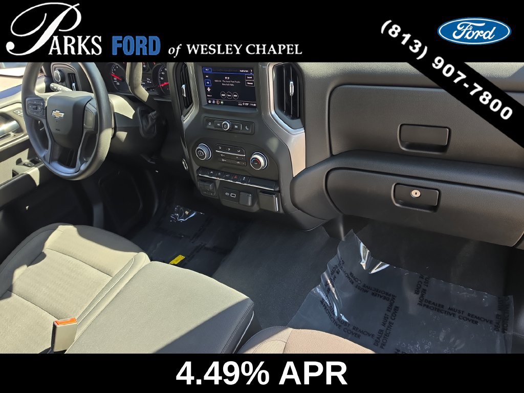 Used 2024 Chevrolet Silverado 1500 Custom w/ Turbomax Blackout Package AWD/4WD image 10