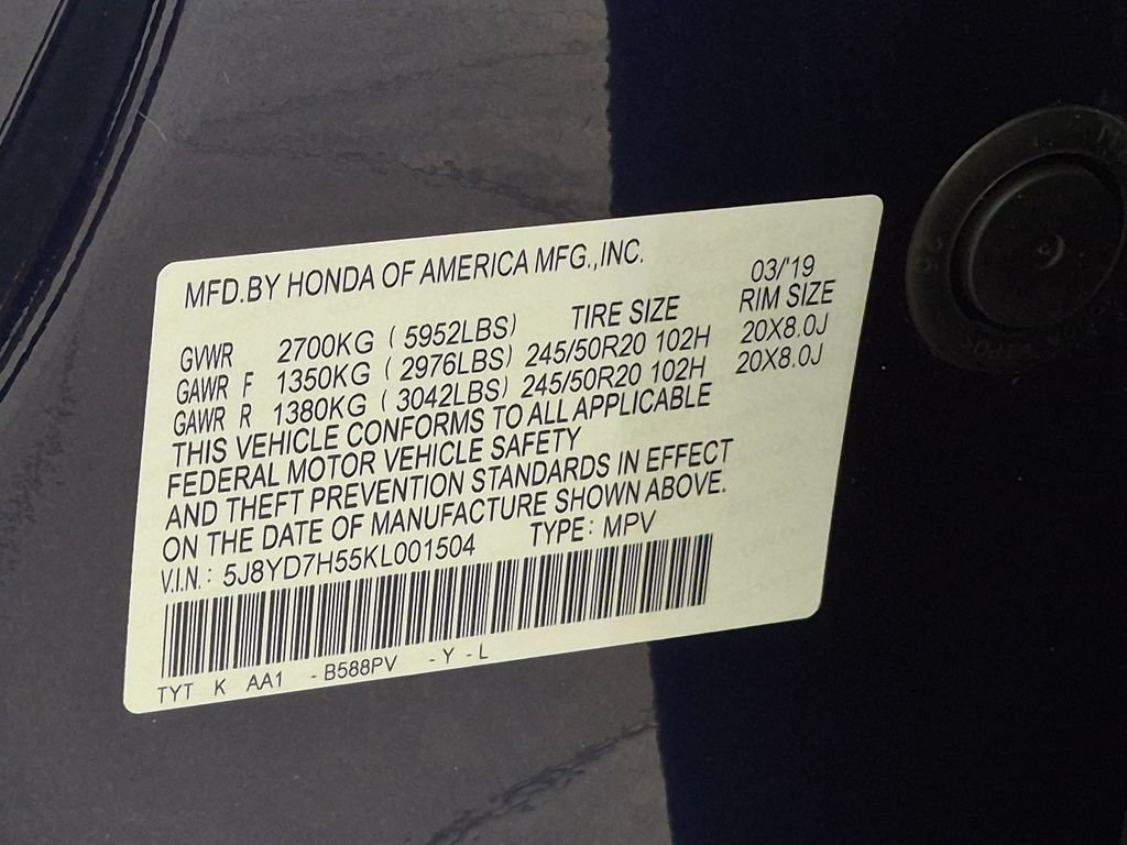 Used 2019 Acura MDX w/ Technology Package AWD/4WD image 39