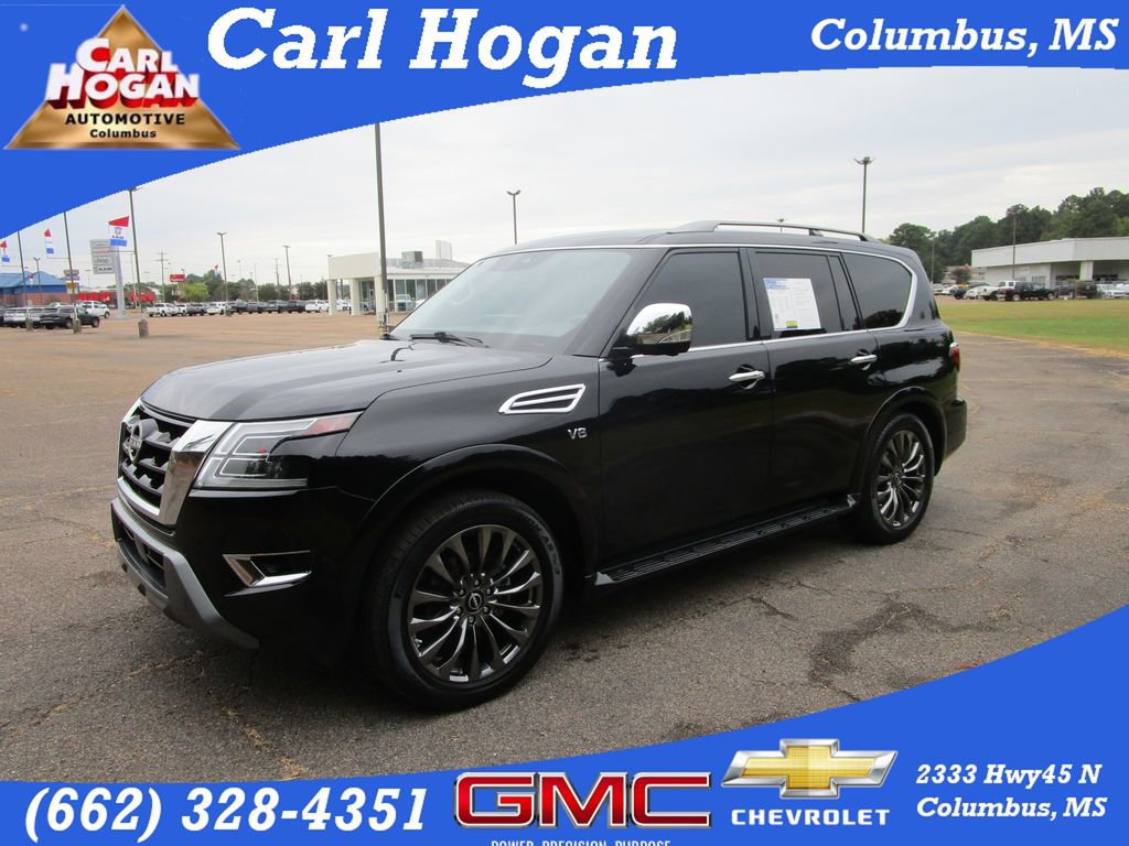 Used 2021 Nissan Armada Platinum w/ Captain's Chairs Package