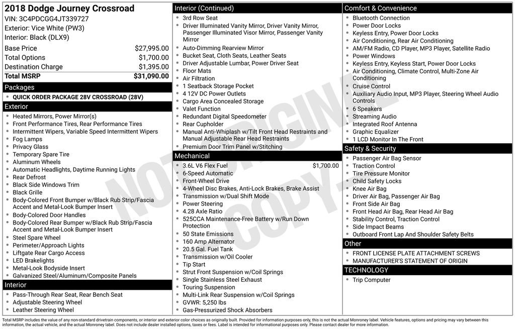 Used 2018 Dodge Journey Crossroad image 7