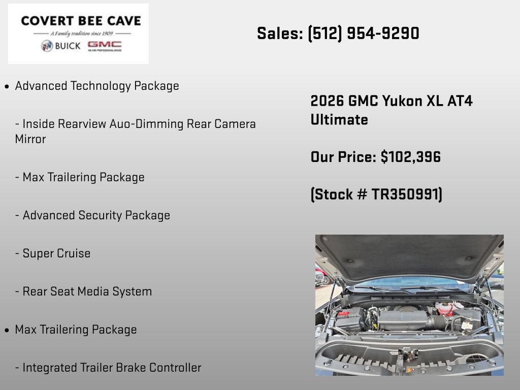 New 2026 GMC Yukon XL AT4 Ultimate AWD/4WD image 31