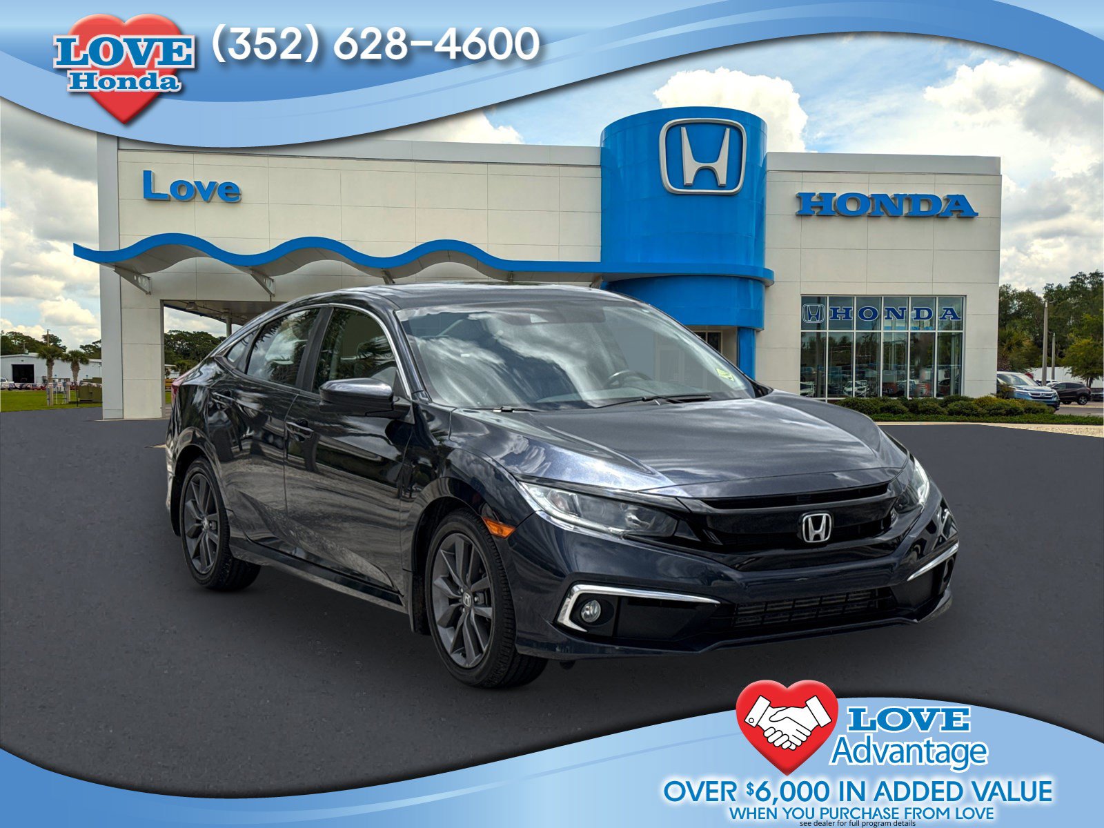 Certified 2020 Honda Civic EX image 1