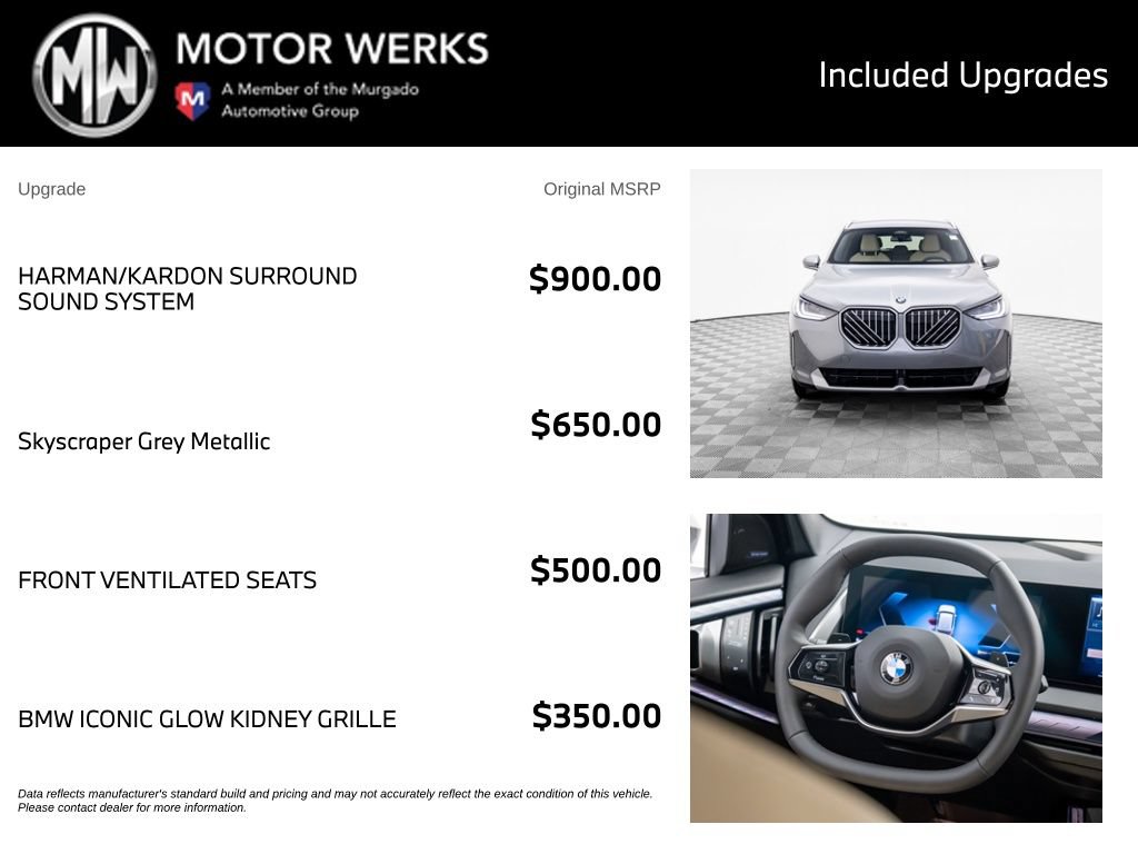 Certified 2026 BMW X3 xDrive30i AWD/4WD image 4