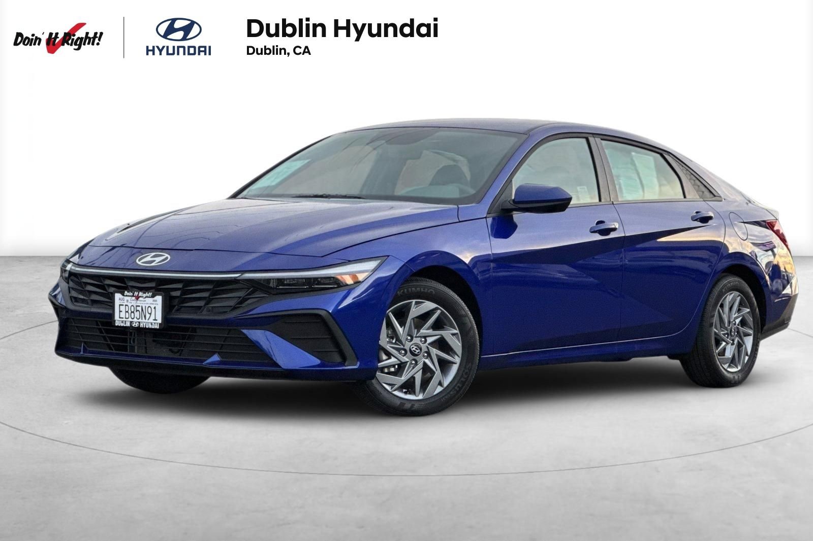 Certified 2025 Hyundai Elantra Blue