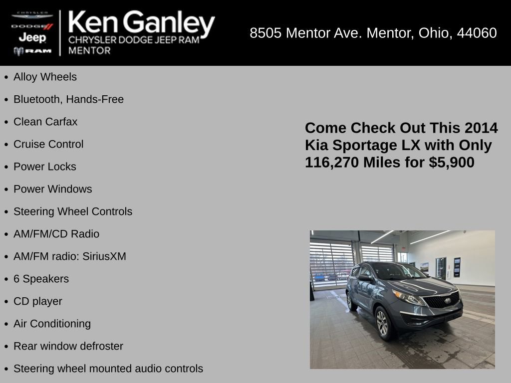 Used 2014 Kia Sportage LX image 5