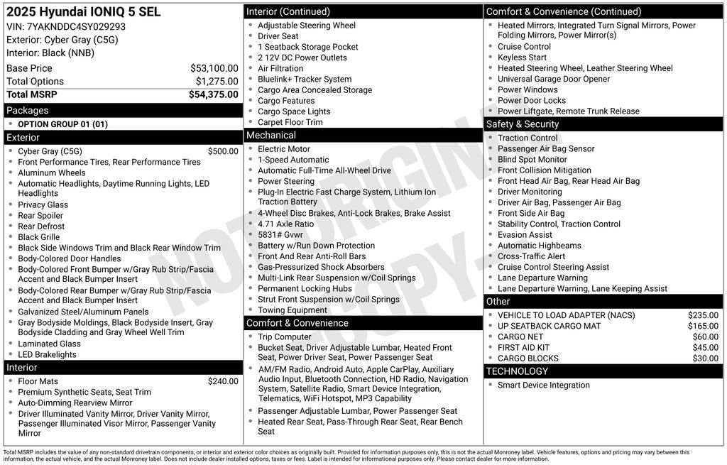 New 2025 Hyundai Ioniq 5 SEL image 43