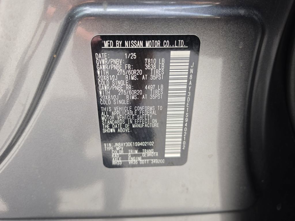 Used 2025 Nissan Armada PRO-4X w/ Pro-4X Premium Package AWD/4WD image 40