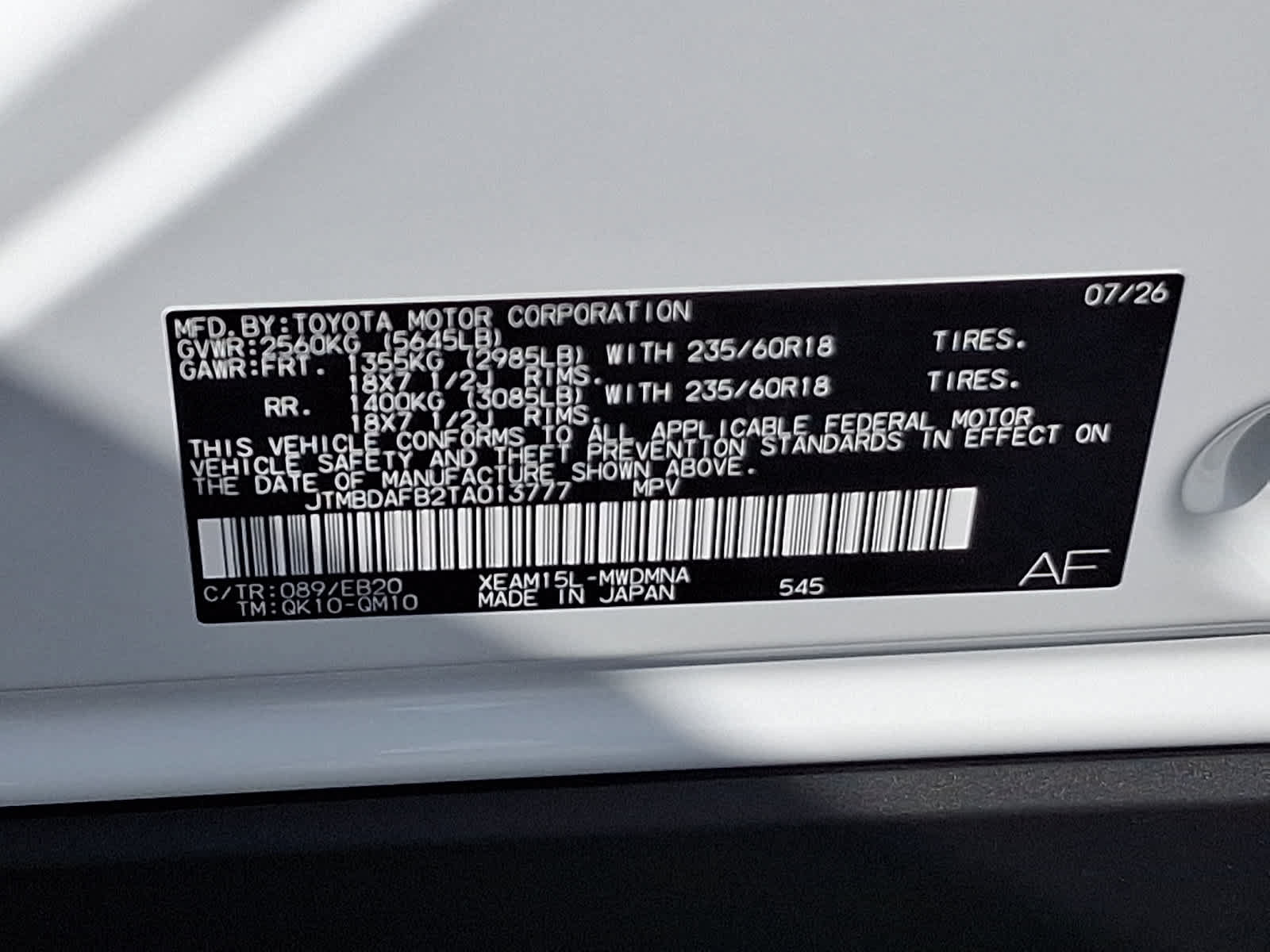 New 2026 Toyota bZ AWD/4WD image 20