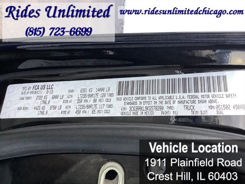 Used 2019 RAM 3500 Limited w/ Max Tow Package AWD/4WD image 27