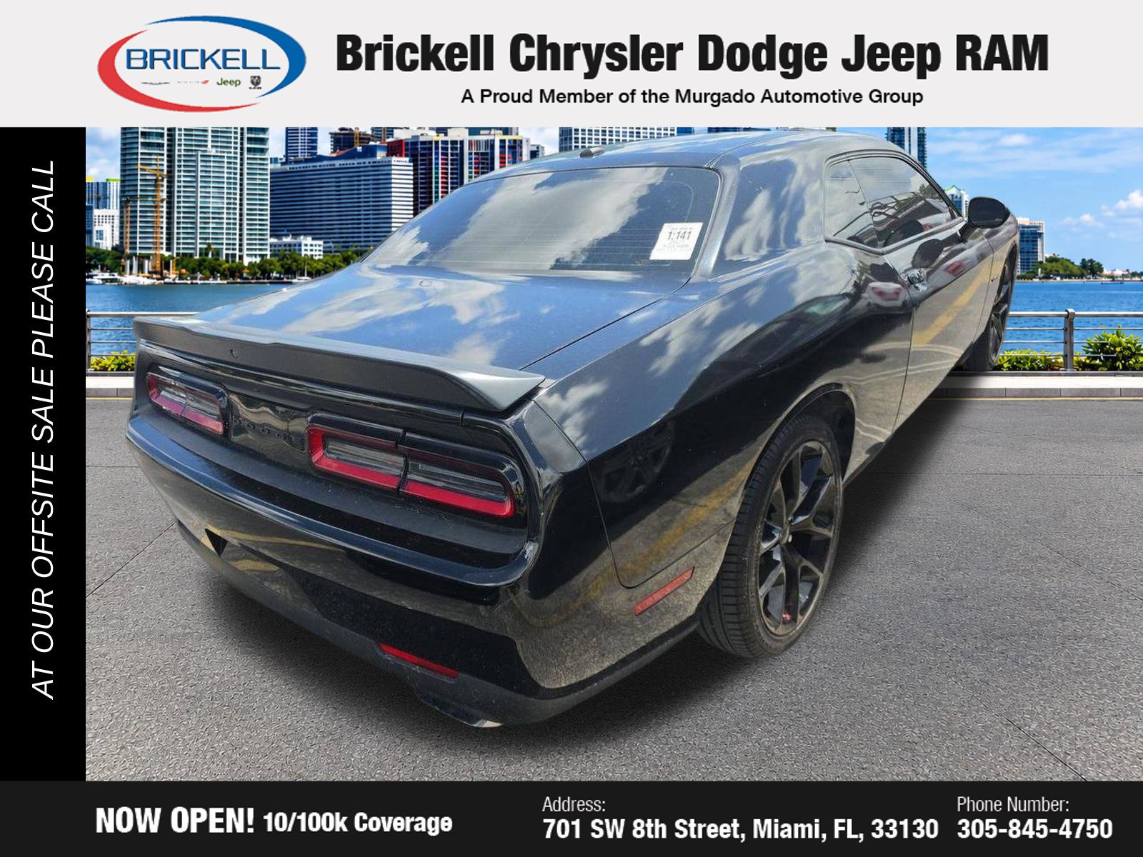 Used 2021 Dodge Challenger R/T w/ Blacktop Package RWD image 2